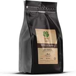 Cuppa East Top Class Espresso Moka Whole Beans, 100% Arabica – Coffee Blend, Medium Roast, Dark Chocolate Bittersweet Honey Taste, 500 grams